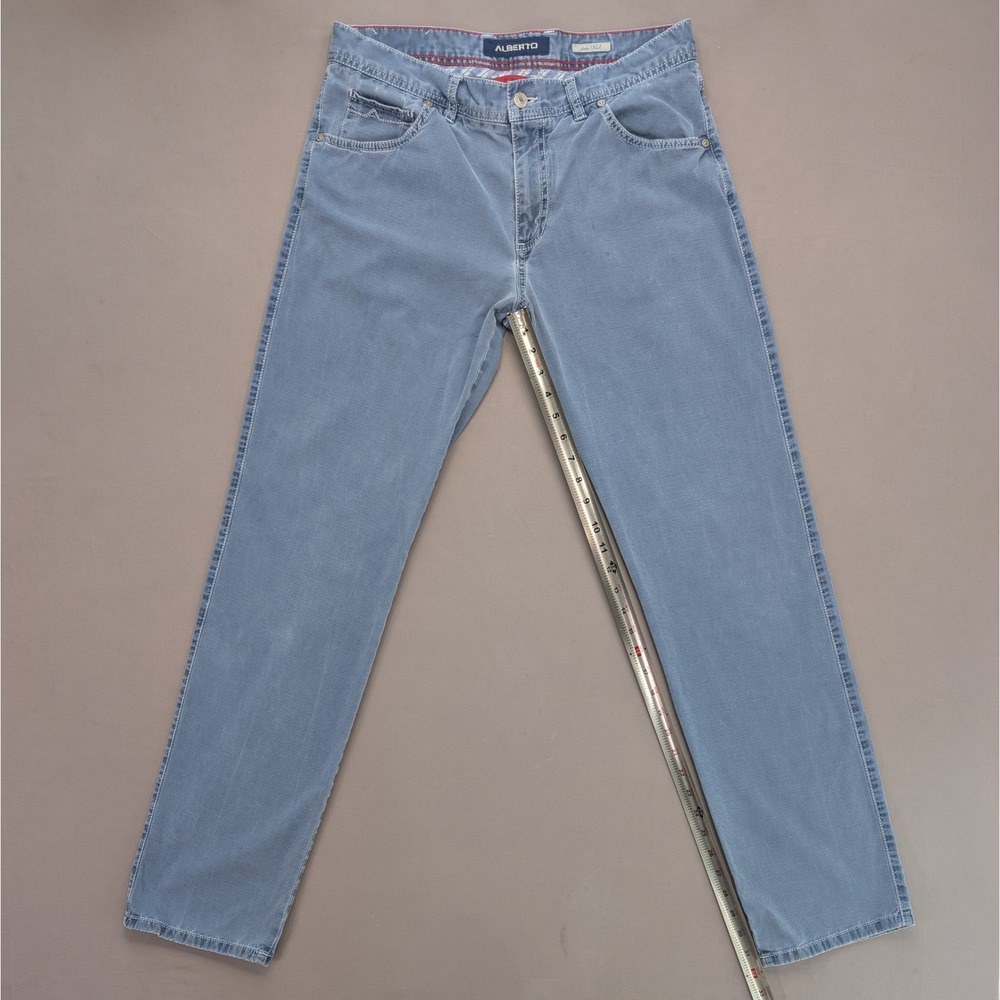 Alberto Modern Fit Blue Stretch Pants 34x32 (Tag 34x34) - Picture 10 of 14